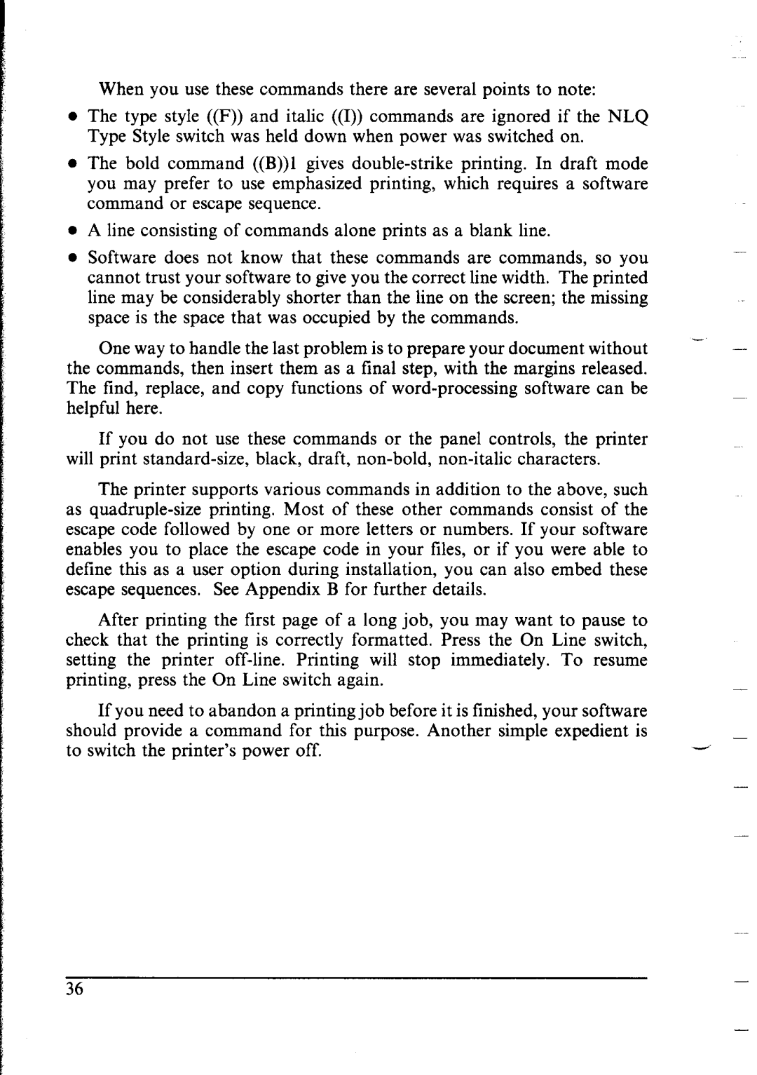 Star Micronics lC-10 user manual 