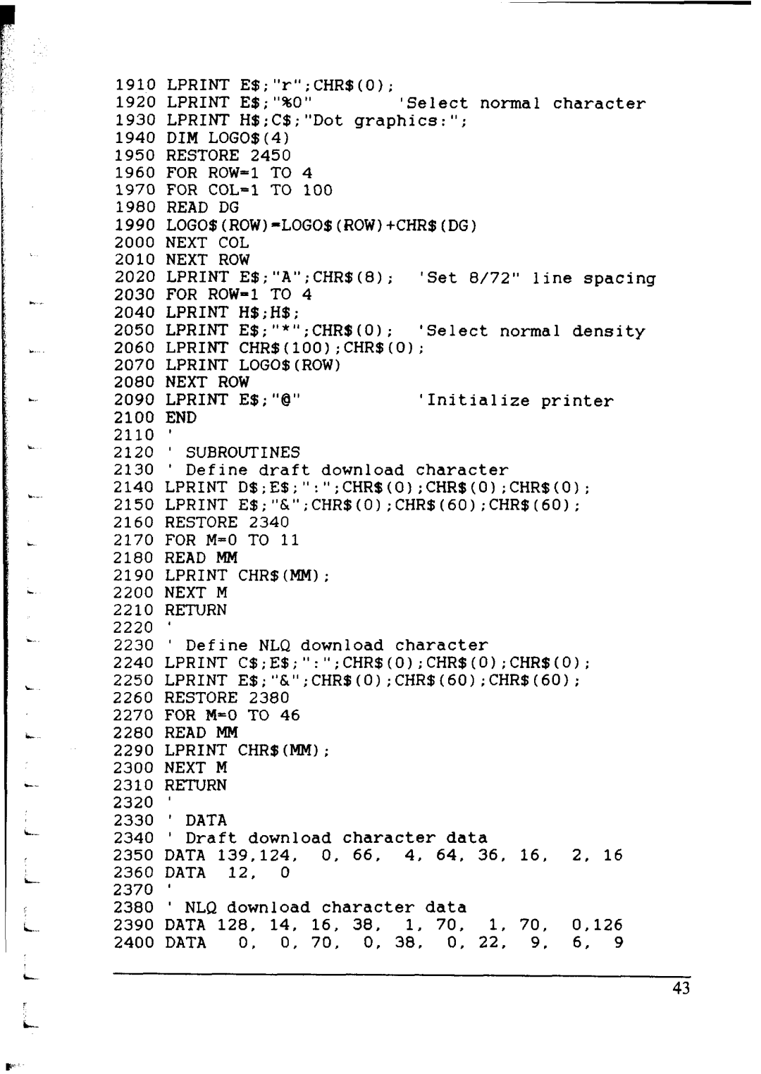 Star Micronics lC-10 user manual Restore 