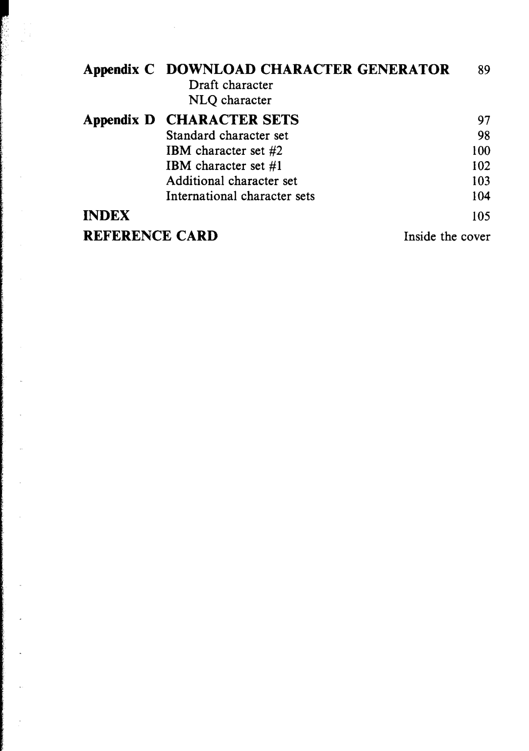 Star Micronics lC-10 user manual Download Character Generator 