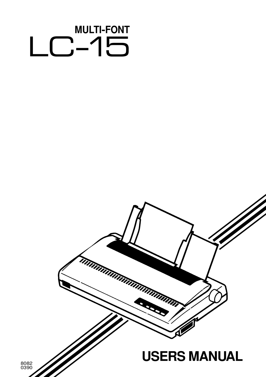 Star Micronics LC-15 user manual Multi-Font 