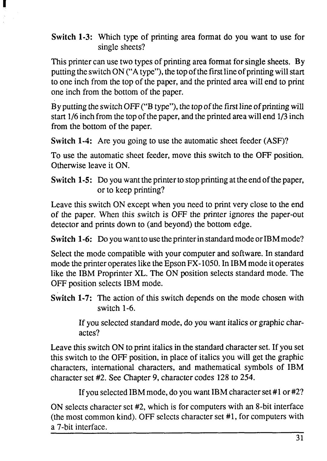 Star Micronics LC-15 user manual 