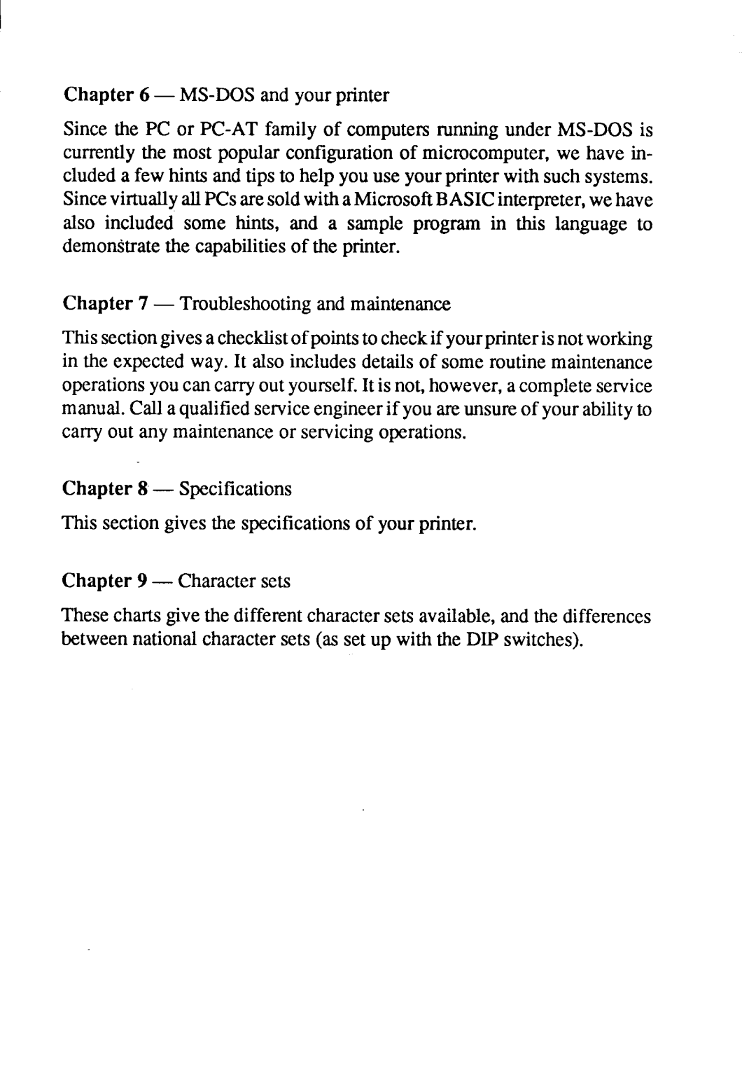 Star Micronics LC-15 user manual 