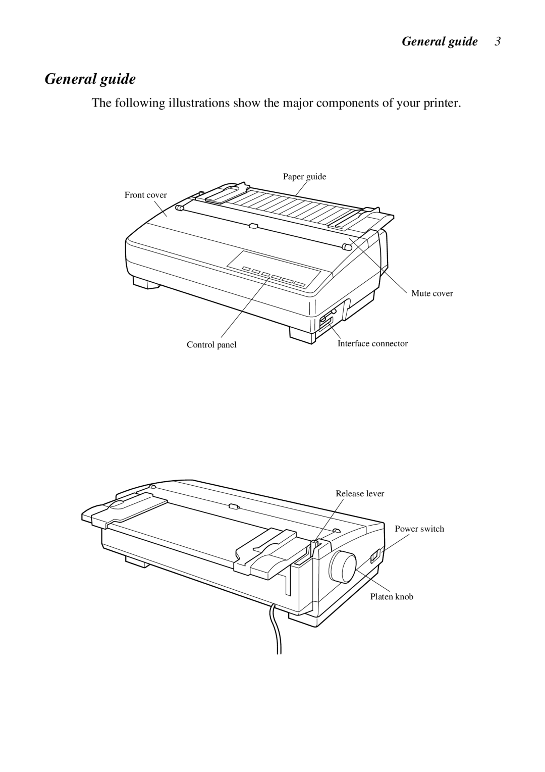 Star Micronics HA15 80825072, LC-1521, LC-1511, DOT MATRIX PRINTERS user manual General guide 