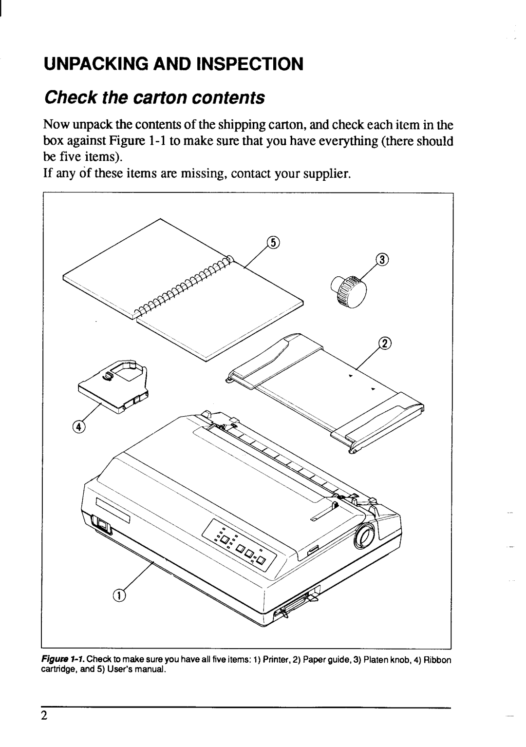 Star Micronics LC-20 user manual Checkthe cartoncontents 