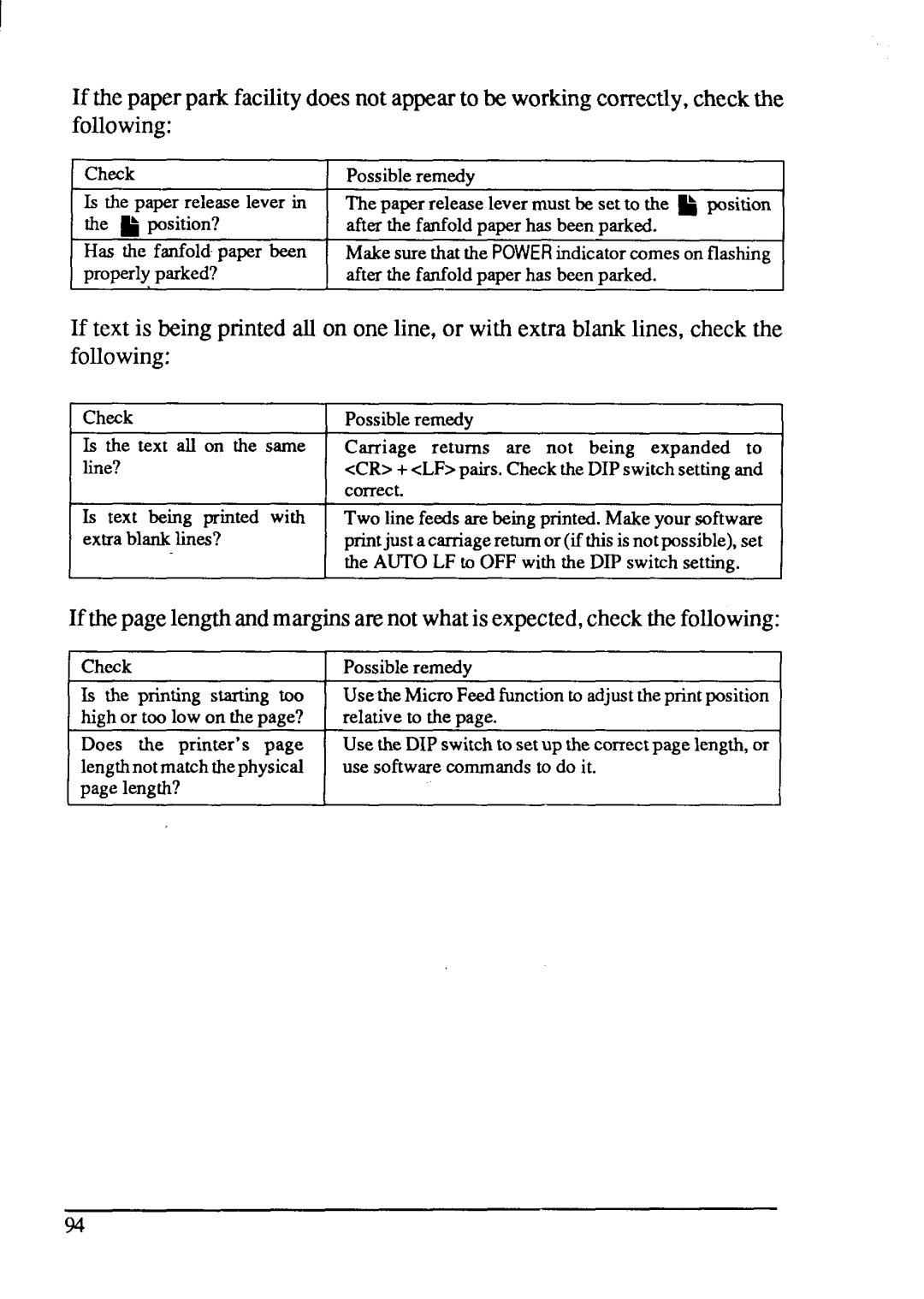 Star Micronics LC-20 user manual Relativetothepage 