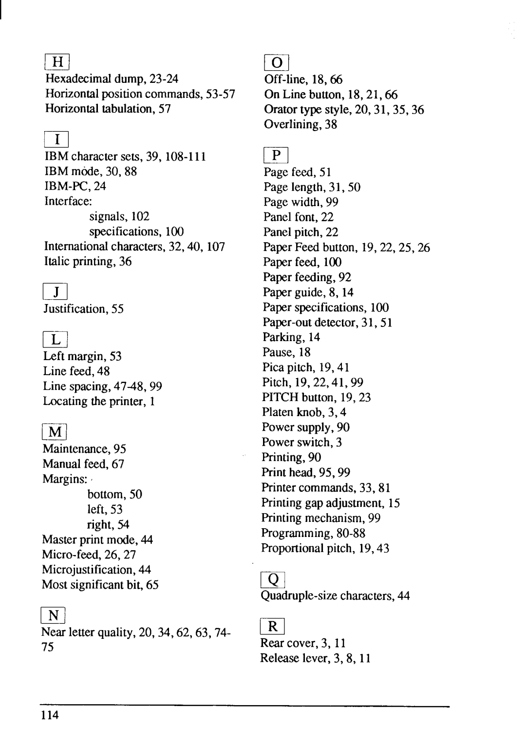 Star Micronics LC-20 user manual Oor L b Z 8 mi Z l t 1th 