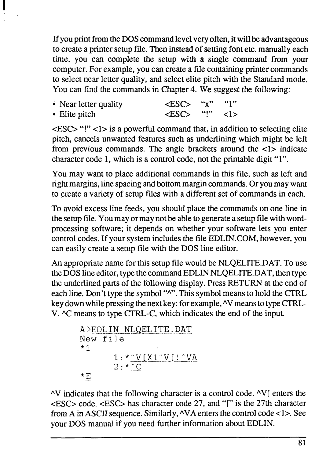 Star Micronics LC-20 user manual Esc 