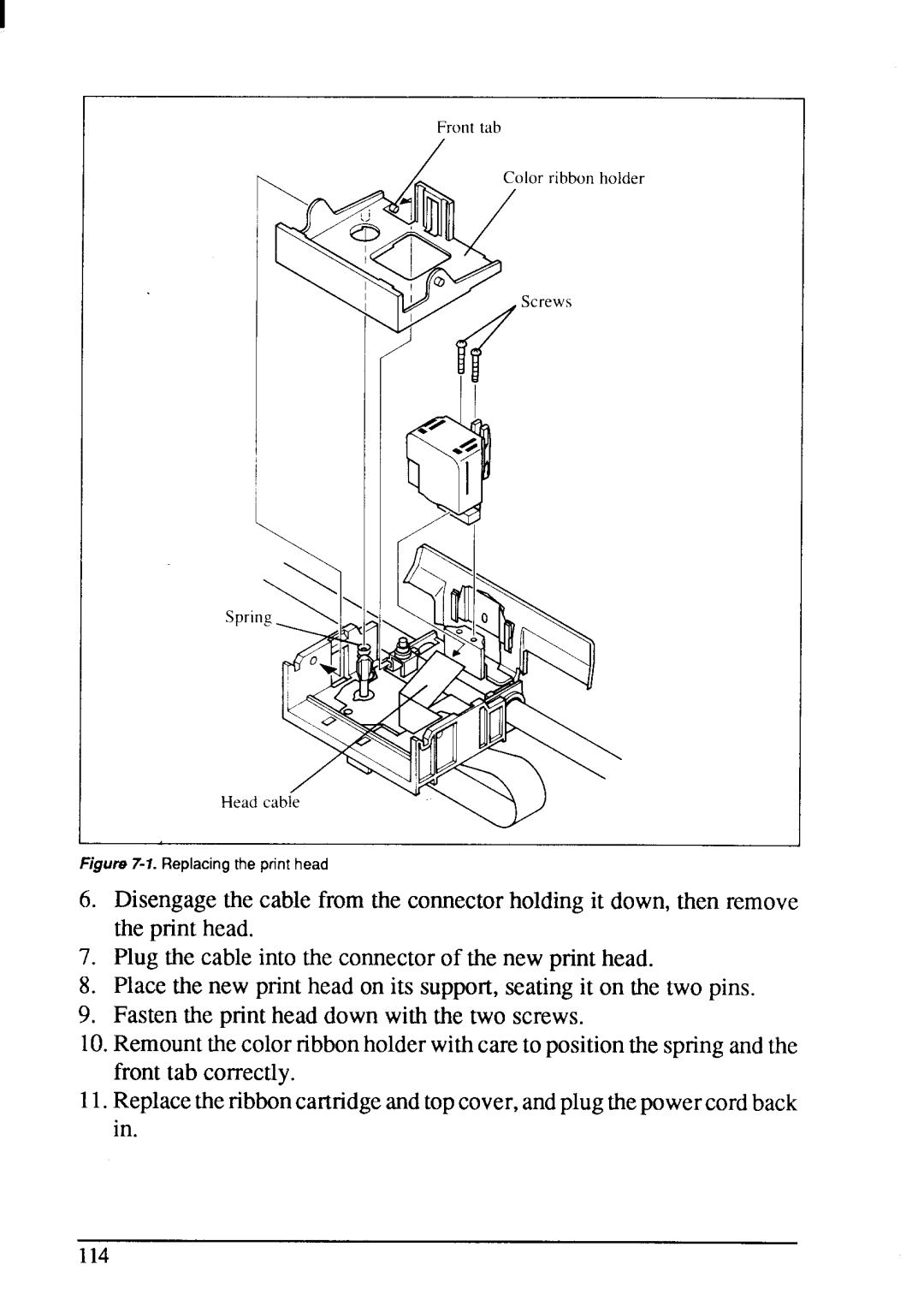 Star Micronics LC-200 user manual Hea 