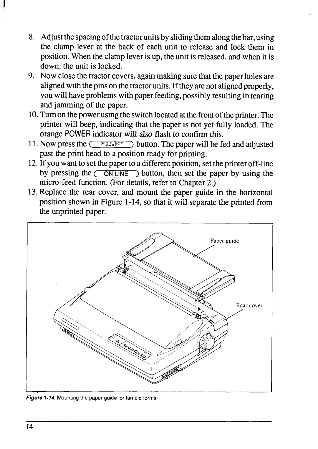 Star Micronics LC-200 user manual Cover 