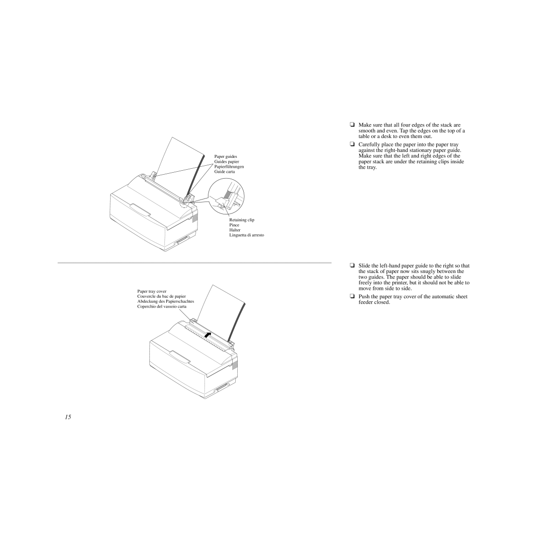 Star Micronics LC-240C user manual 