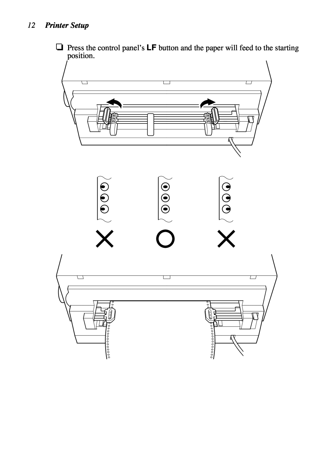 Star Micronics LC-7211 user manual Printer Setup 