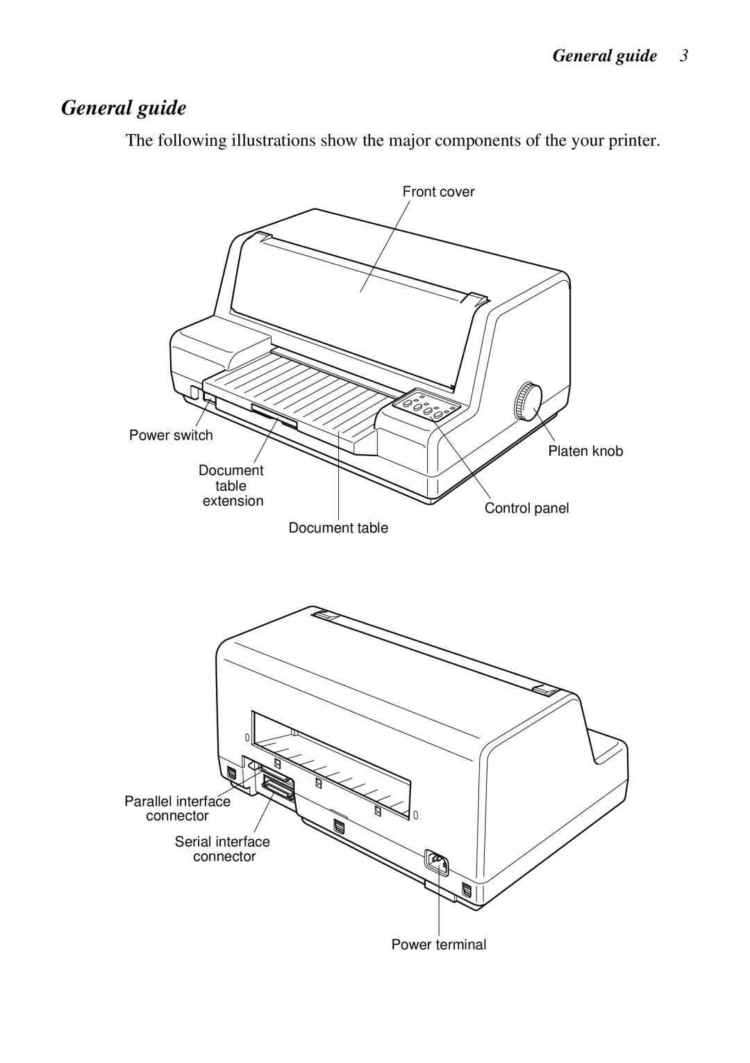 Star Micronics LC-8021 manual General guide 