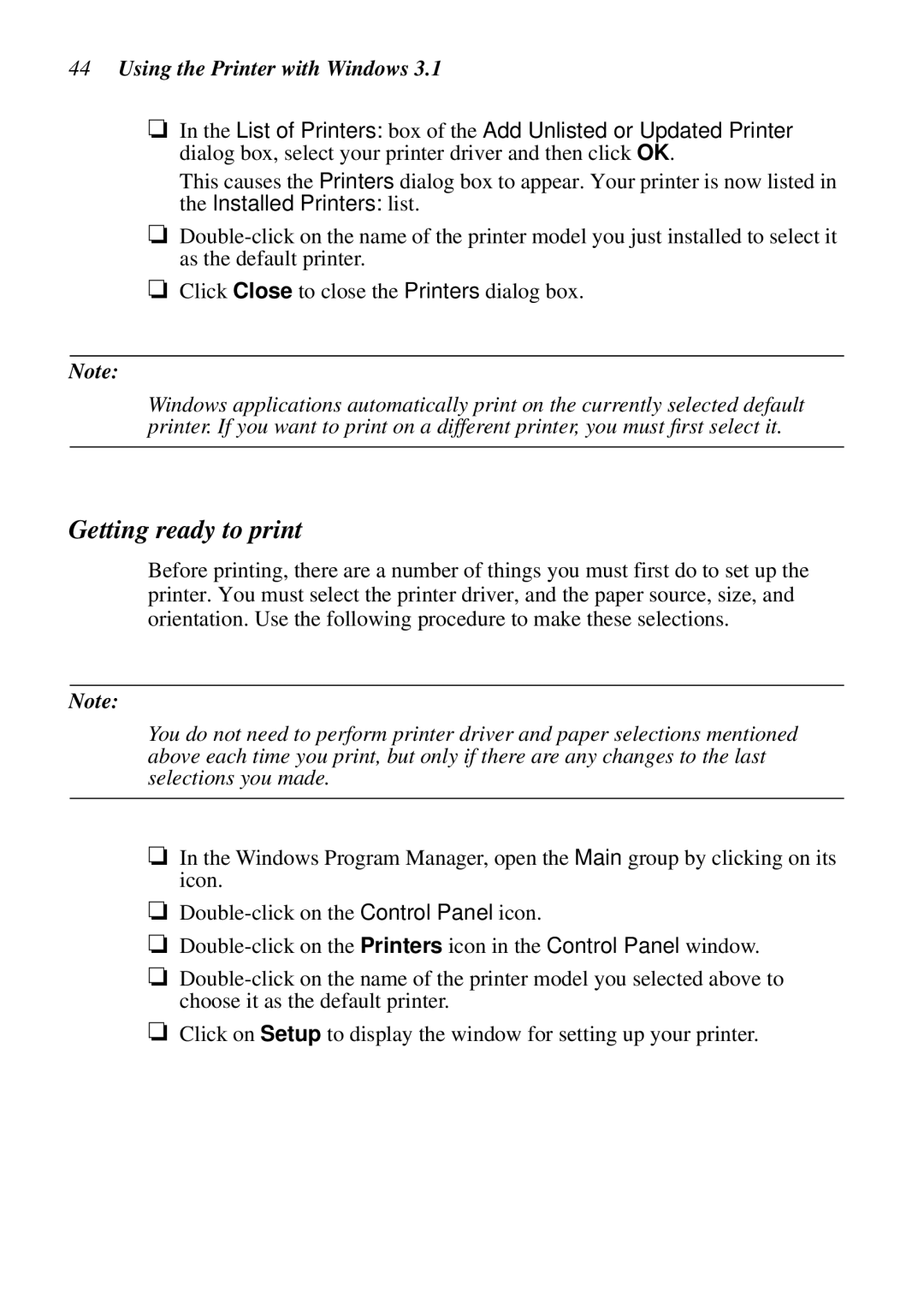 Star Micronics LC-8521 user manual Getting ready to print 