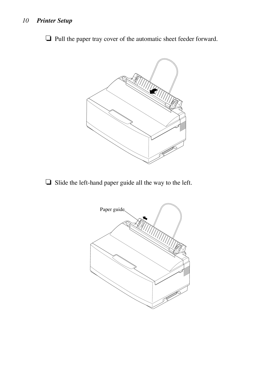 Star Micronics LC-90 NX-1010 user manual Paper guide 