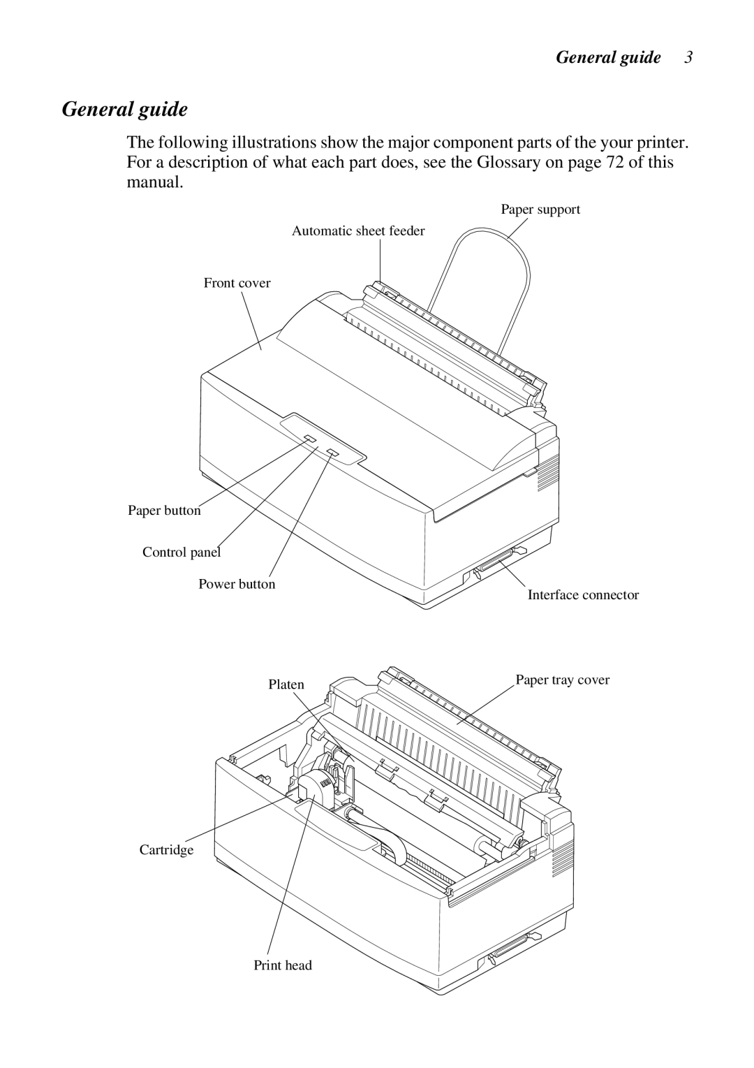 Star Micronics LC-90 NX-1010 user manual General guide 