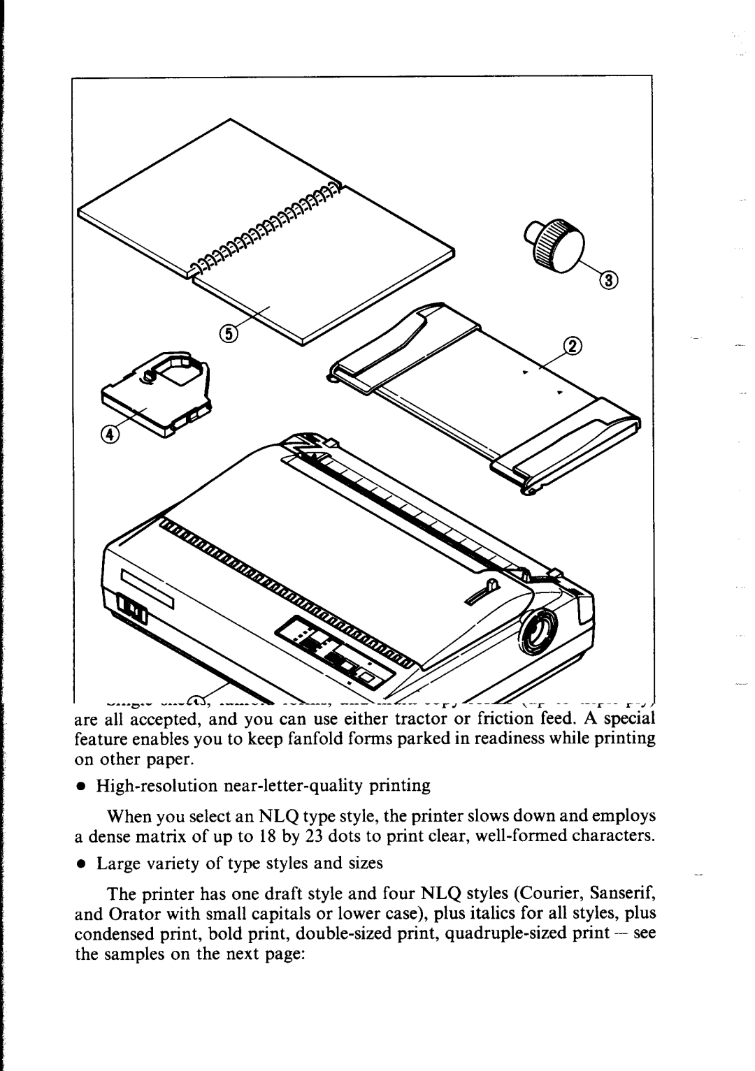 Star Micronics LC-IOII user manual Make an external inspection Printer Following parts 