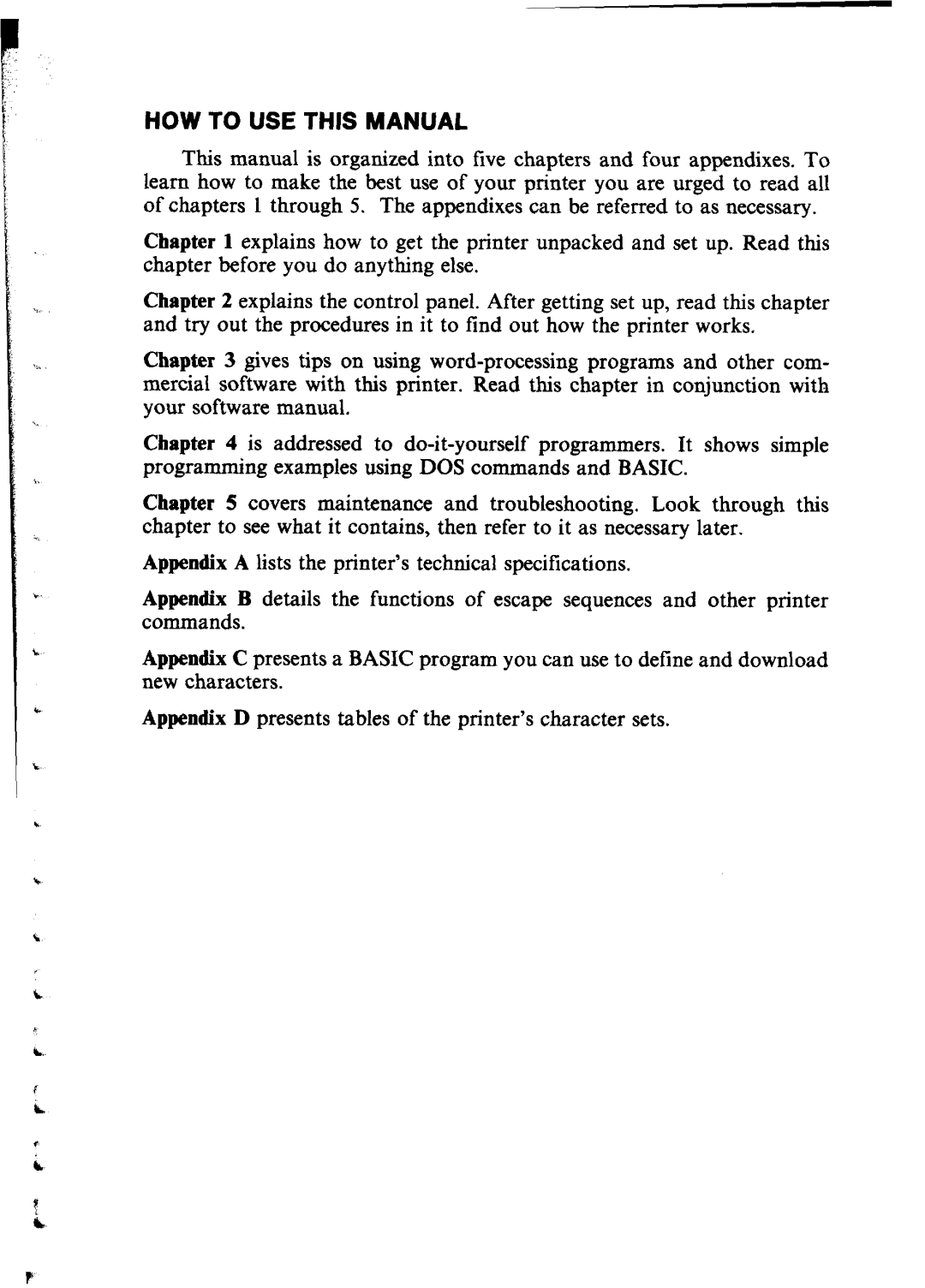 Star Micronics LC-IOII user manual HOW to USE this Manual 