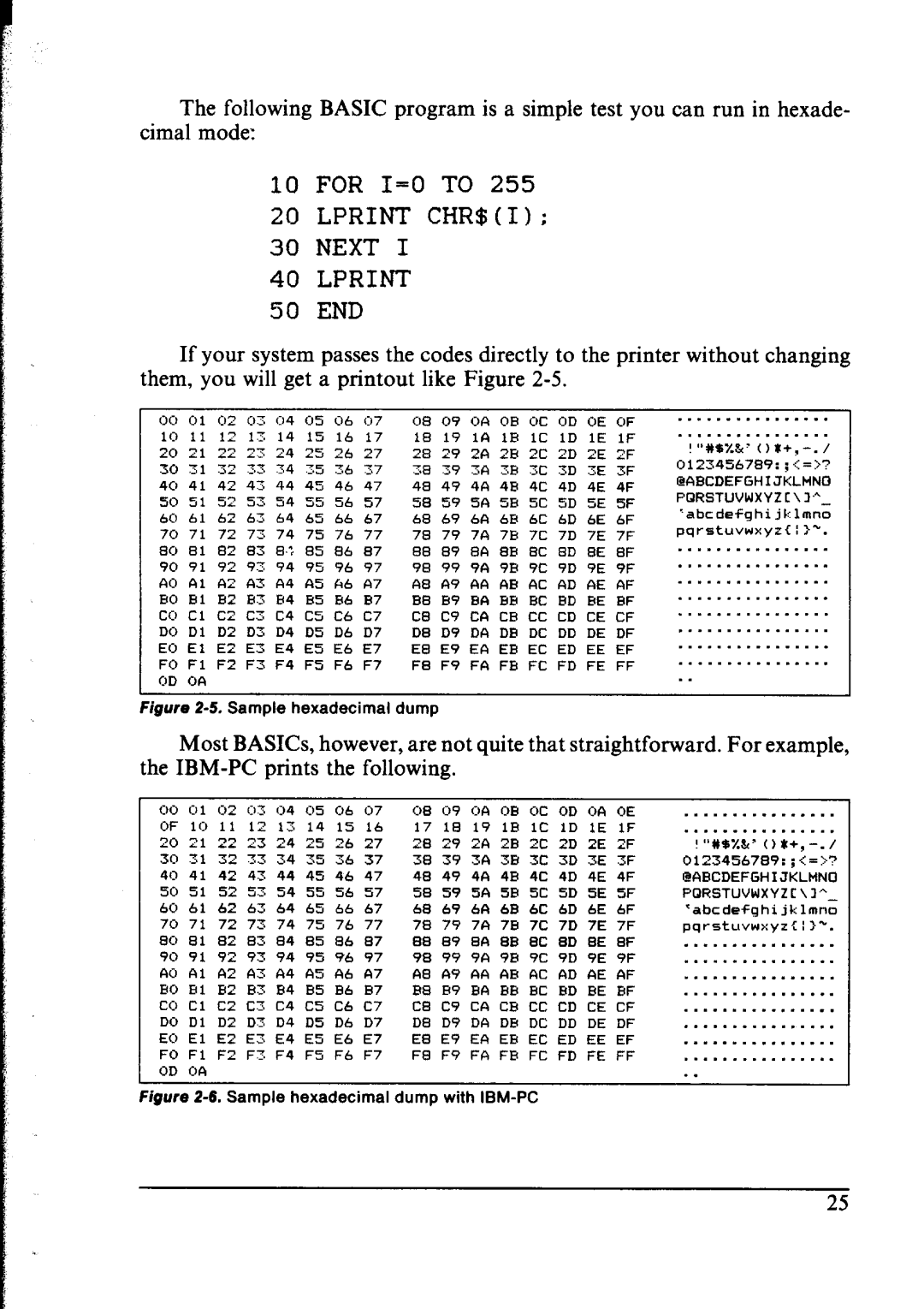 Star Micronics LC-IOII user manual Lprint CHR$I Next 