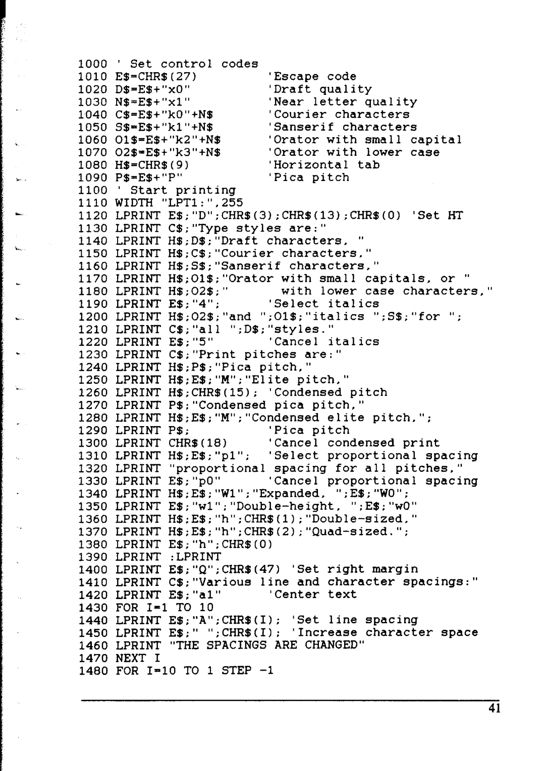 Star Micronics LC-IOII user manual Lprint P$ 