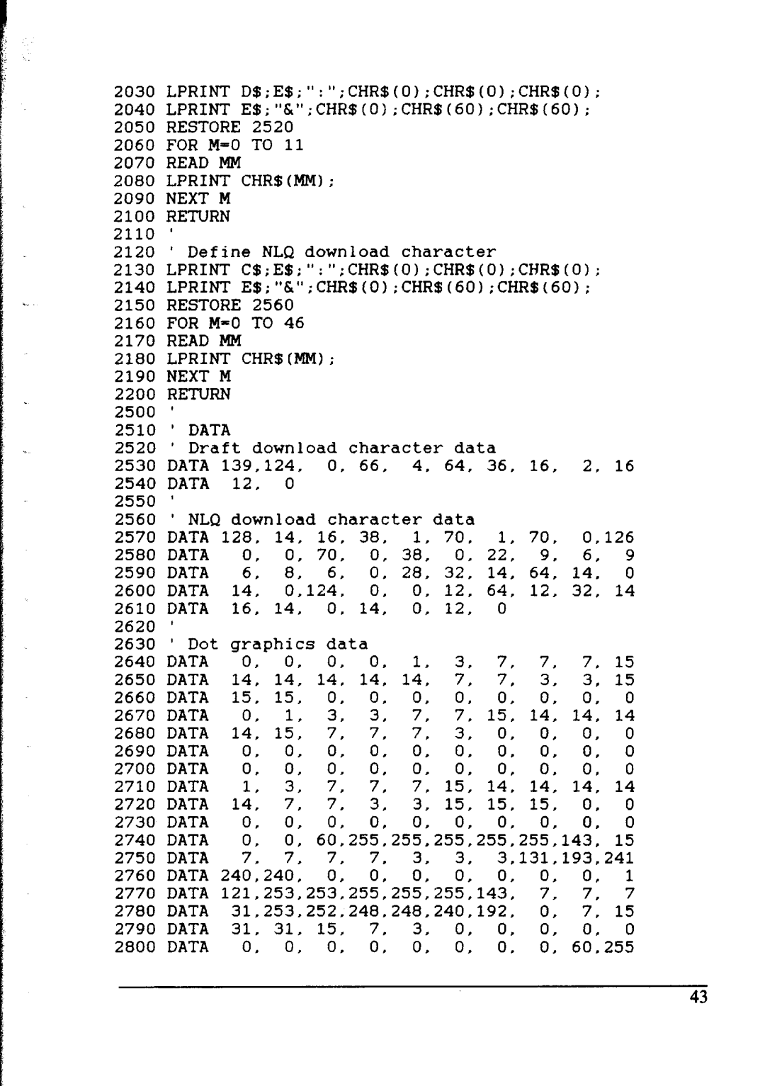 Star Micronics LC-IOII user manual Lprint CHR$MM 