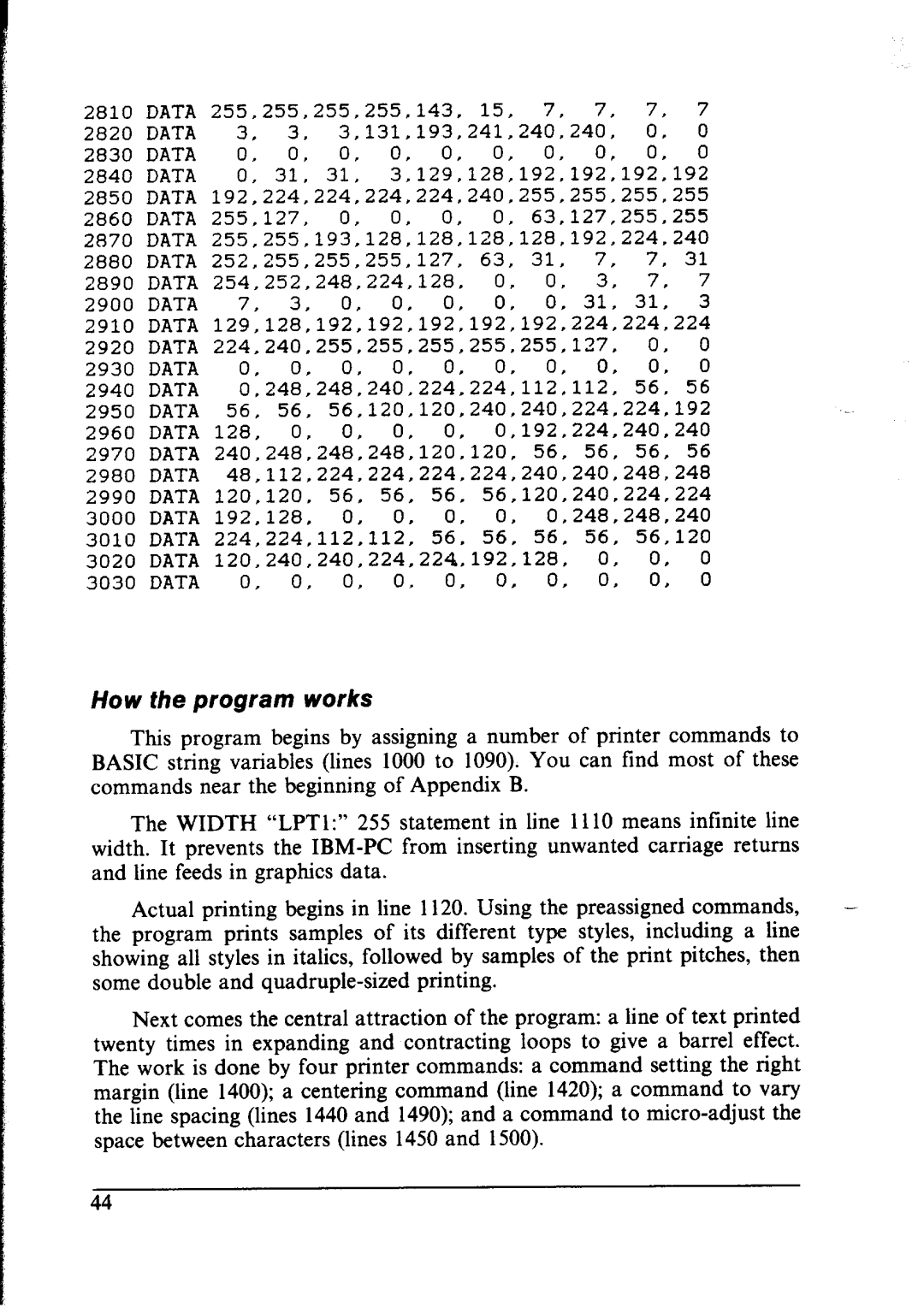 Star Micronics LC-IOII user manual How the program works 