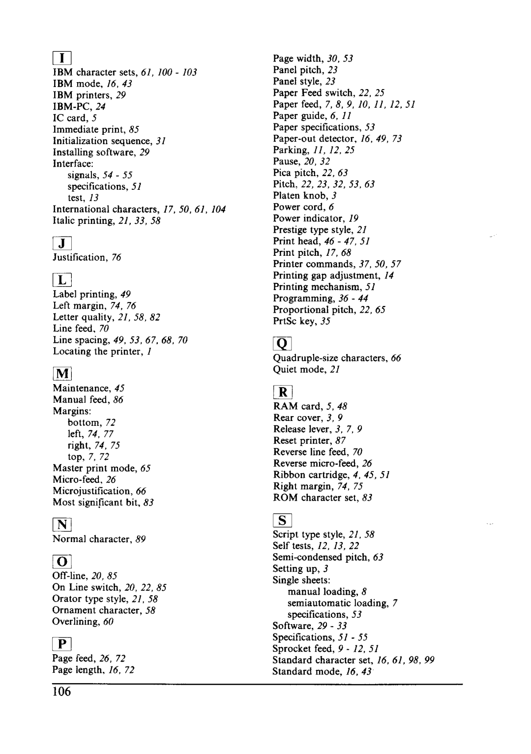 Star Micronics LC24-10 user manual Dei 