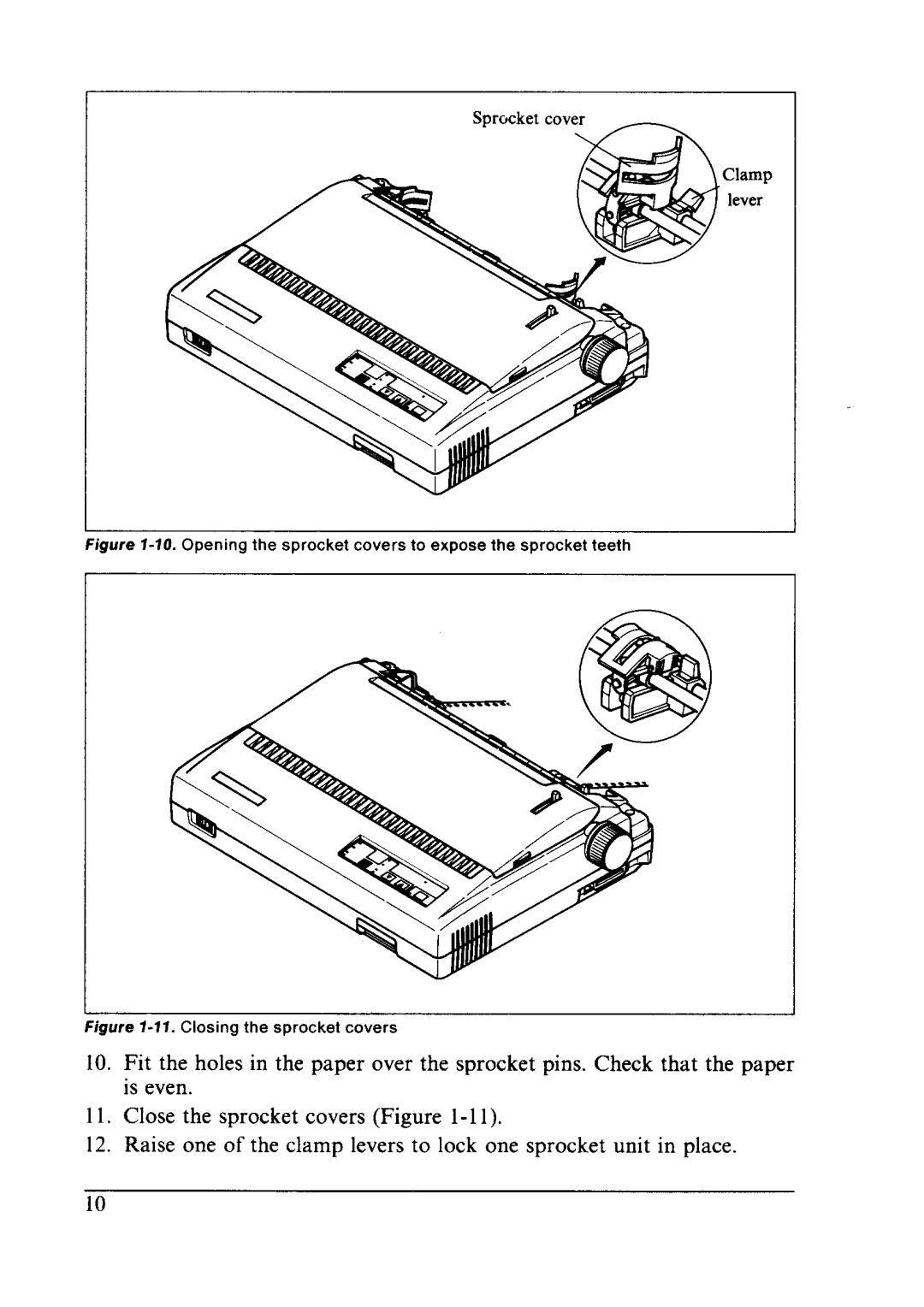 Star Micronics LC24-10 user manual Clamp Lever 