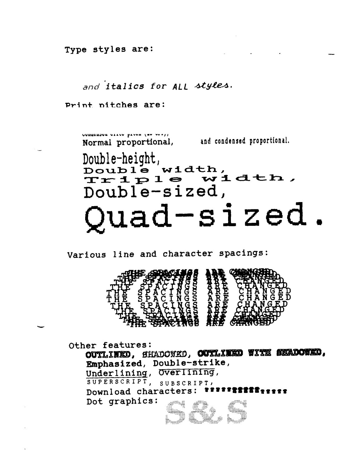 Star Micronics LC24-10 user manual Quad-sized 