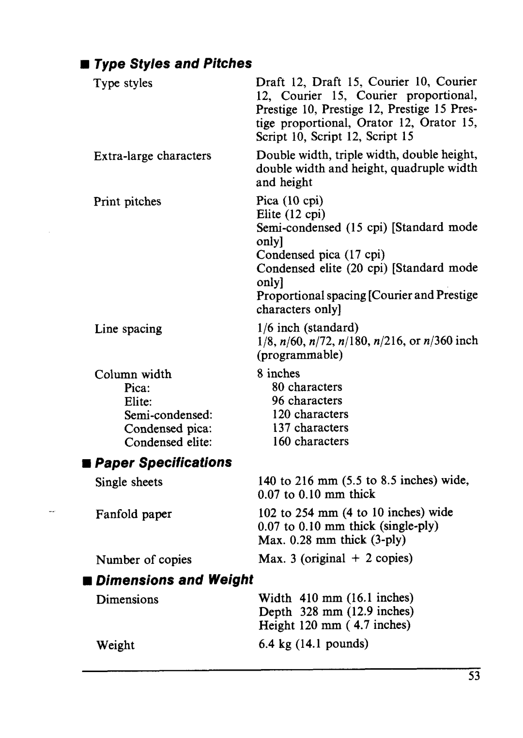 Star Micronics LC24-10 user manual Only1 