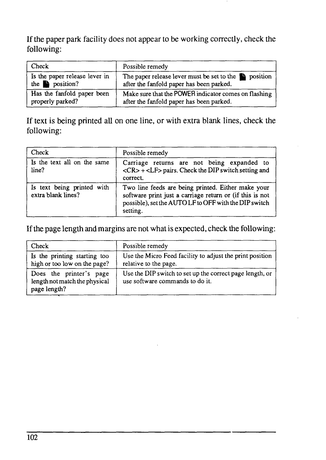 Star Micronics LC24-15 user manual Correct 