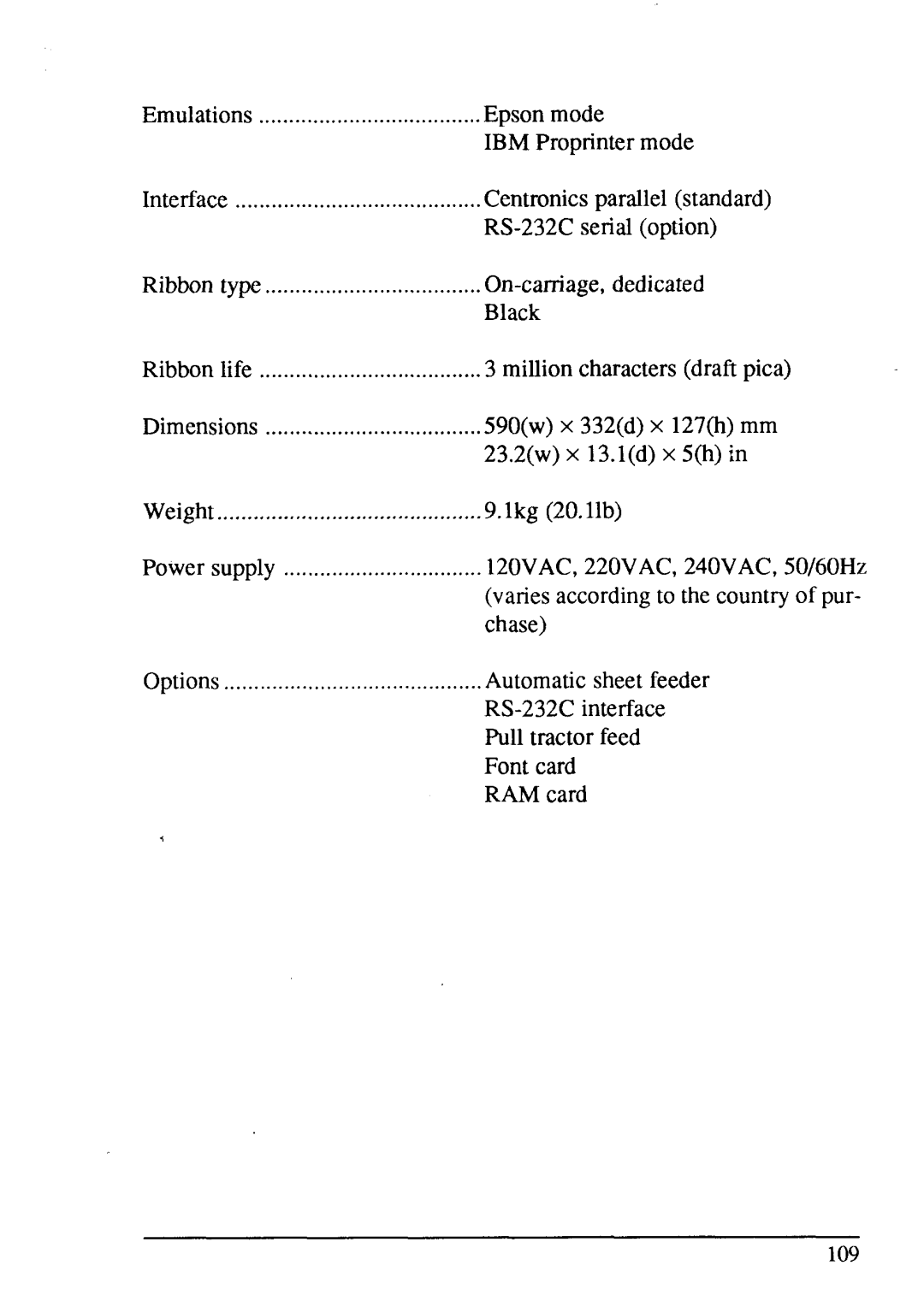 Star Micronics LC24-15 user manual Font card RAM card 