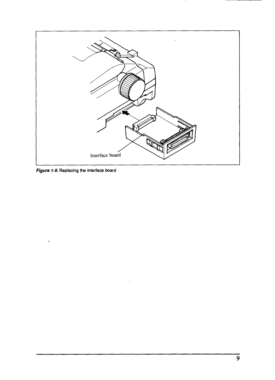 Star Micronics LC24-15 user manual Replacing the interface board 