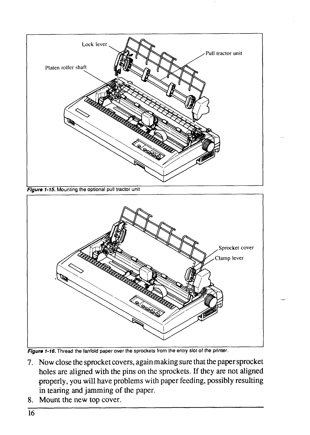 Star Micronics LC24-15 user manual Platen 