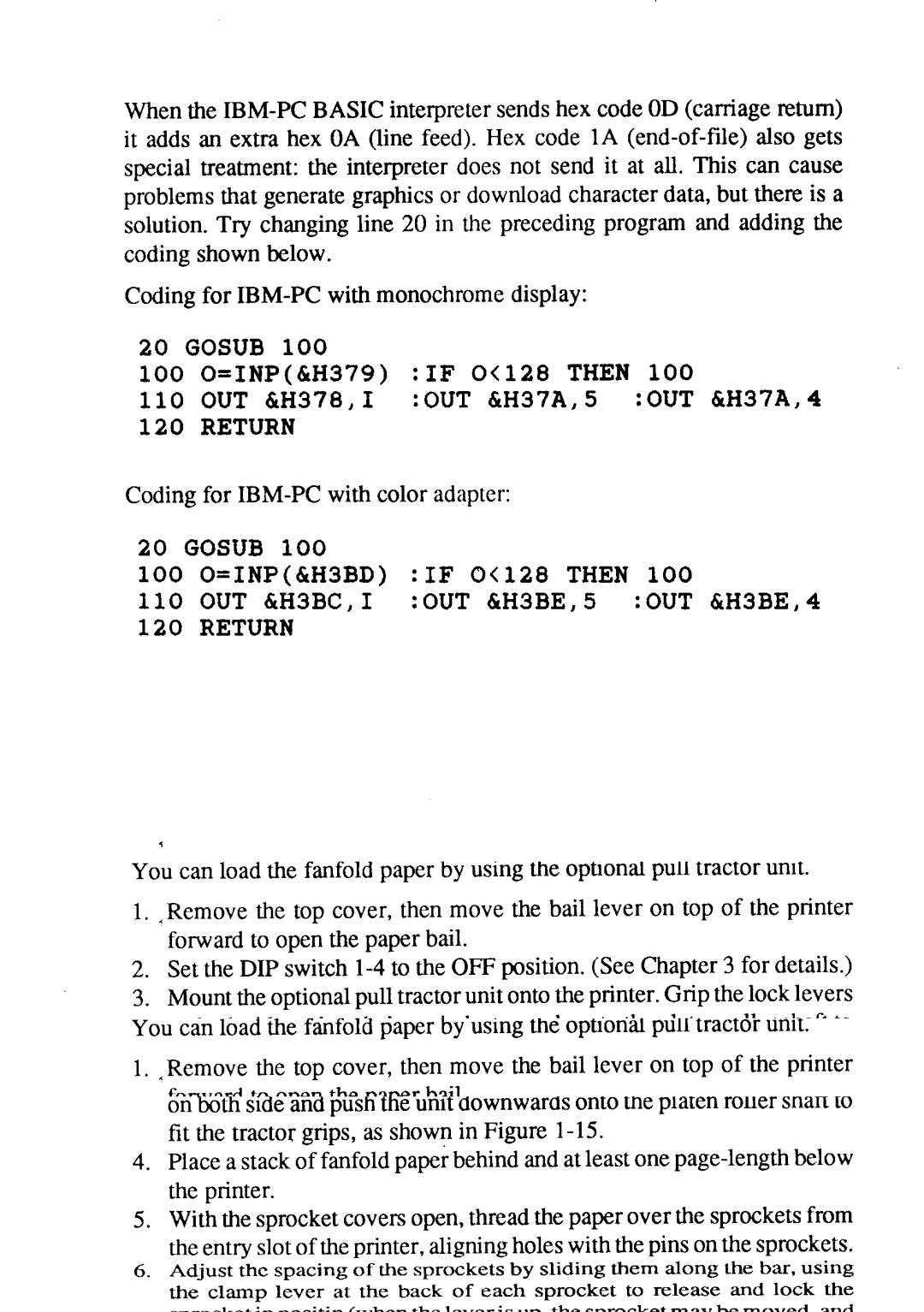 Star Micronics LC24-15 user manual Return 