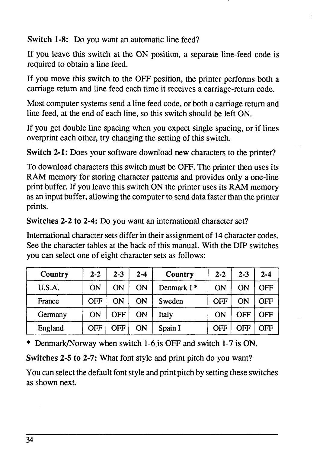 Star Micronics LC24-15 user manual 