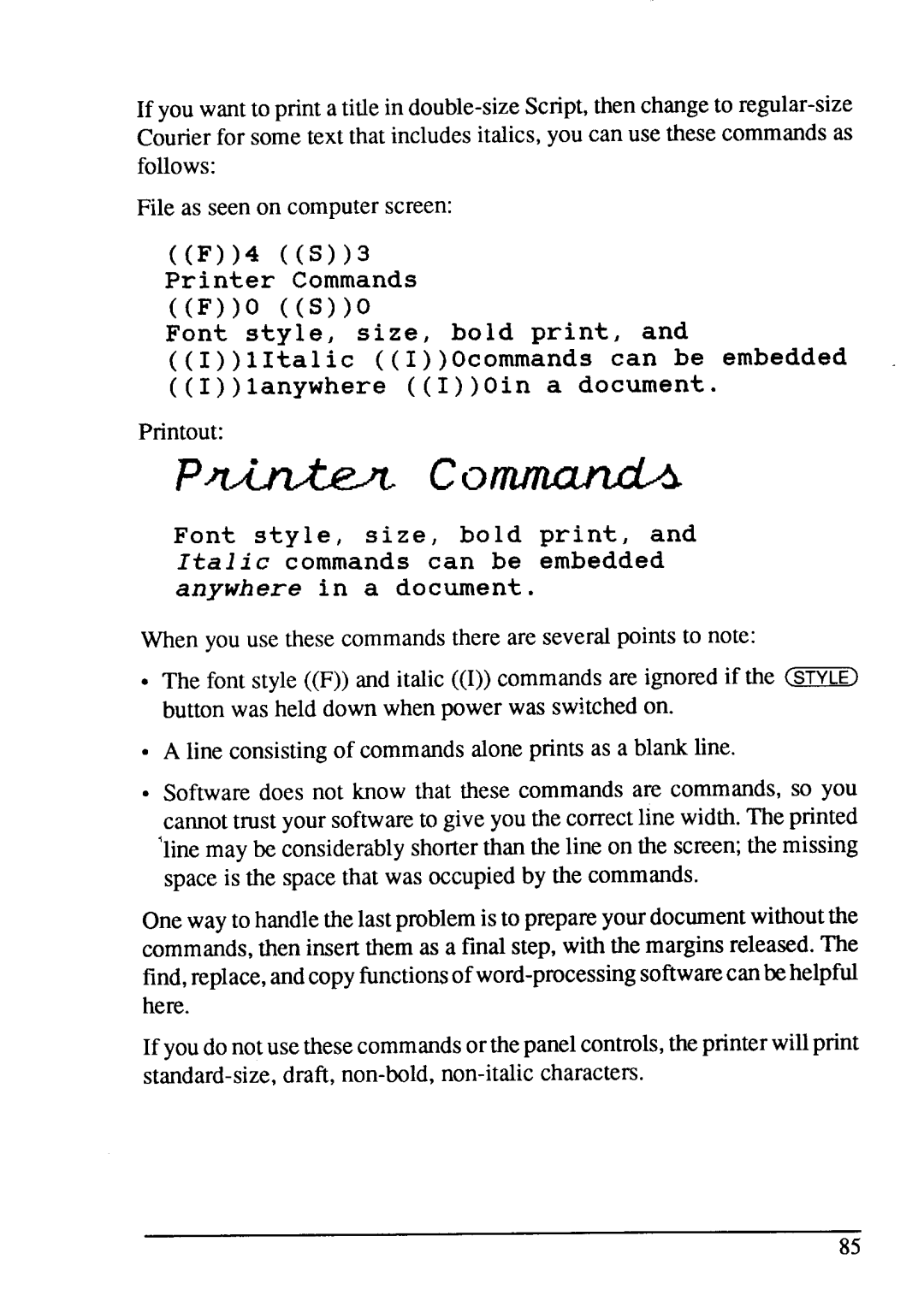 Star Micronics LC24-15 user manual 