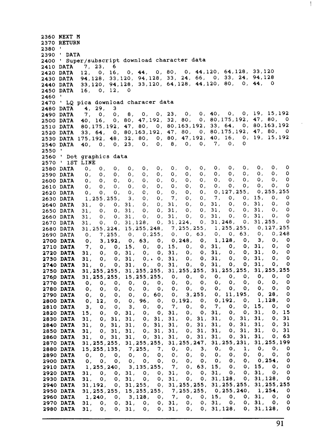 Star Micronics LC24-15 user manual Line 