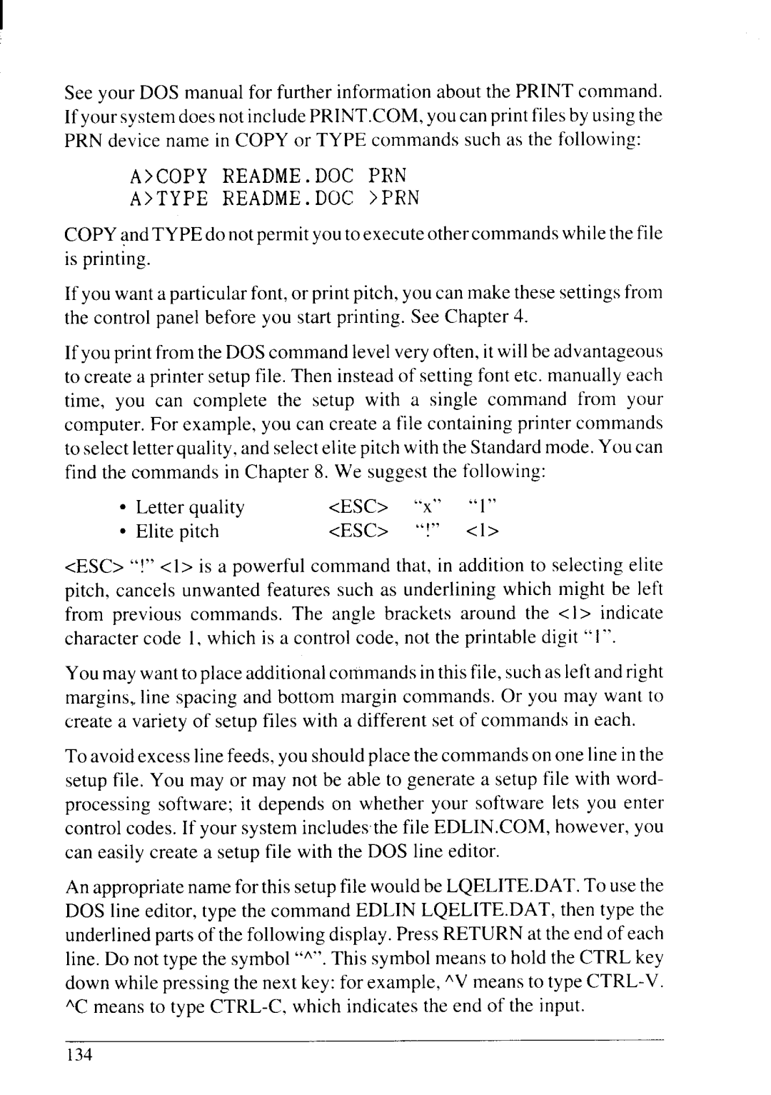 Star Micronics LC24-20 user manual Esc 