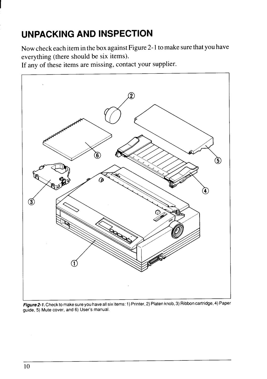 Star Micronics LC24-20 user manual Unpacking and Inspection 