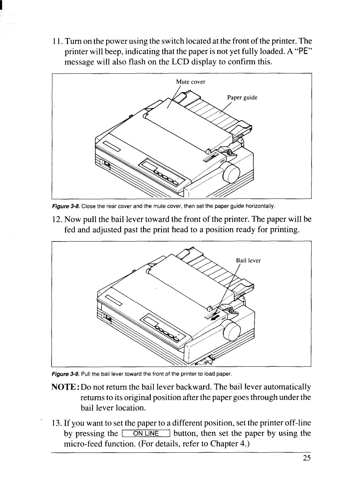 Star Micronics LC24-20 user manual Mute cover 