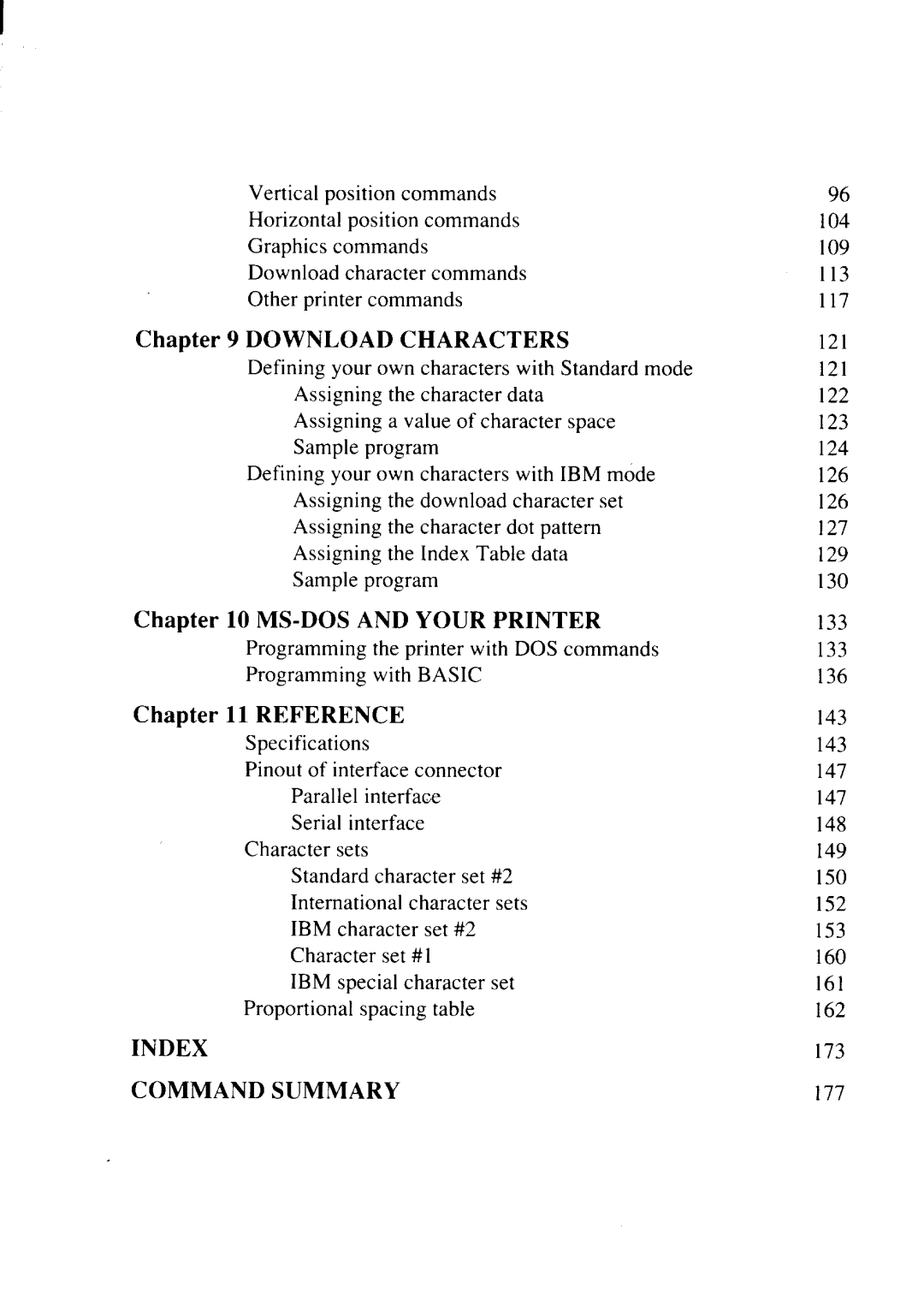 Star Micronics LC24-20 user manual Index 