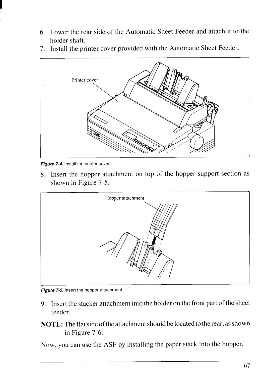 Star Micronics LC24-20 user manual Printer 