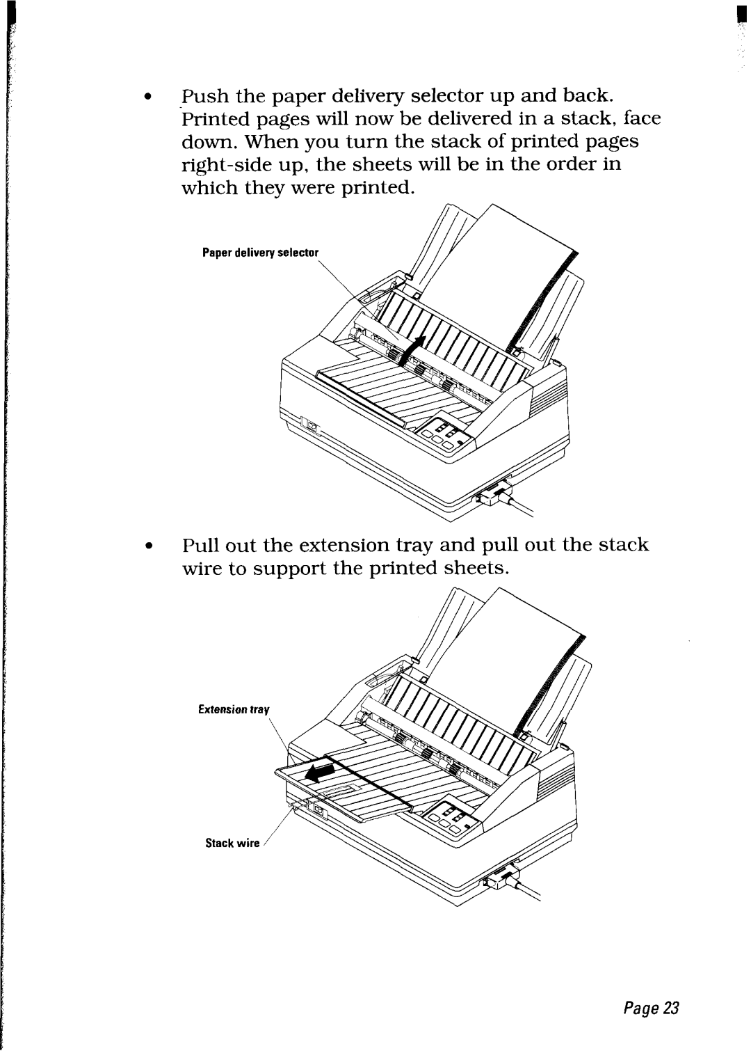 Star Micronics LC24-30 user manual Papa, delivery 