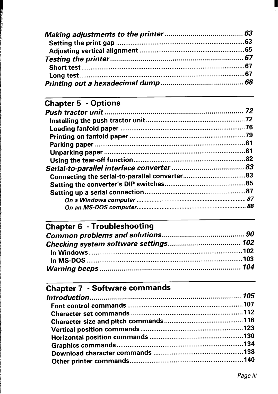 Star Micronics LC24-30 user manual Chapter Troubleshooting 