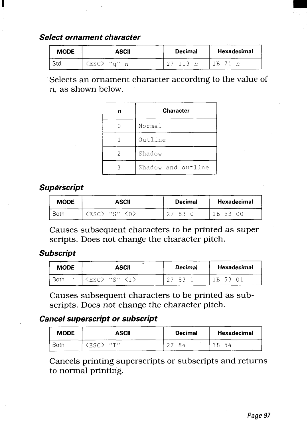 Star Micronics LC24-300 user manual Page97 