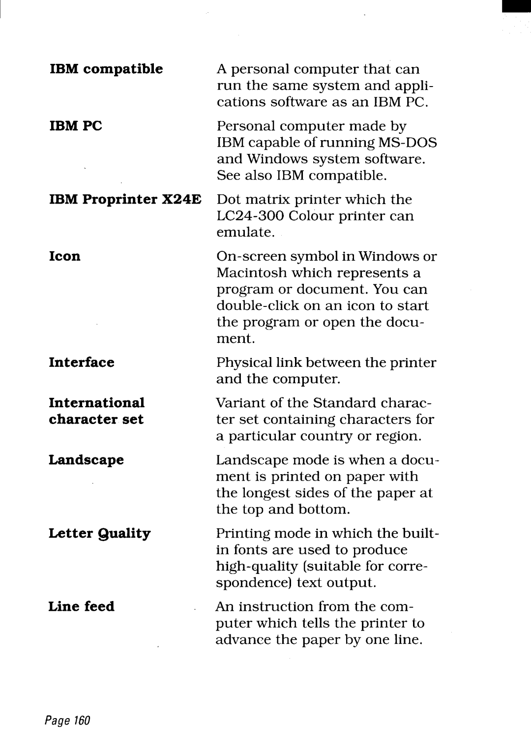 Star Micronics LC24-300 user manual 