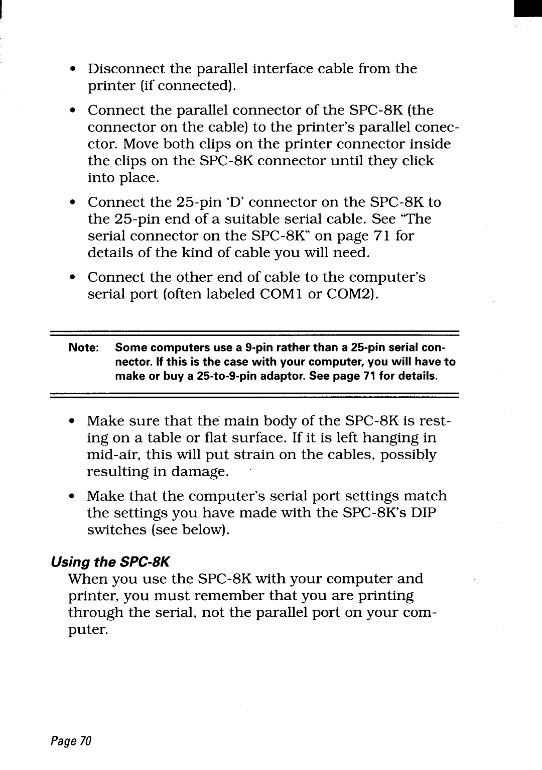 Star Micronics LC24-300 user manual Page70 