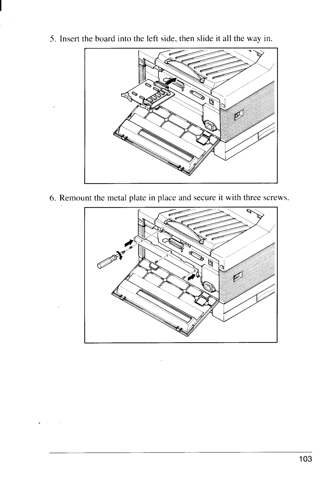 Star Micronics LS-5 TT, LS-5 EX operation manual 103 