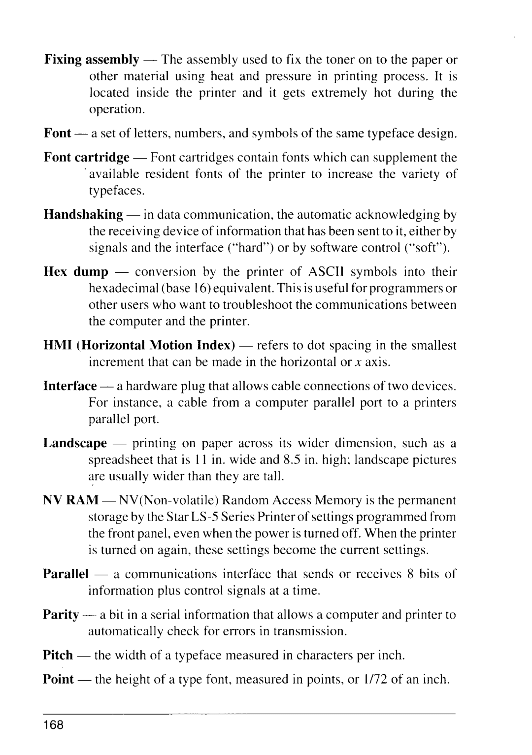 Star Micronics LS-5 EX, LS-5 TT operation manual 