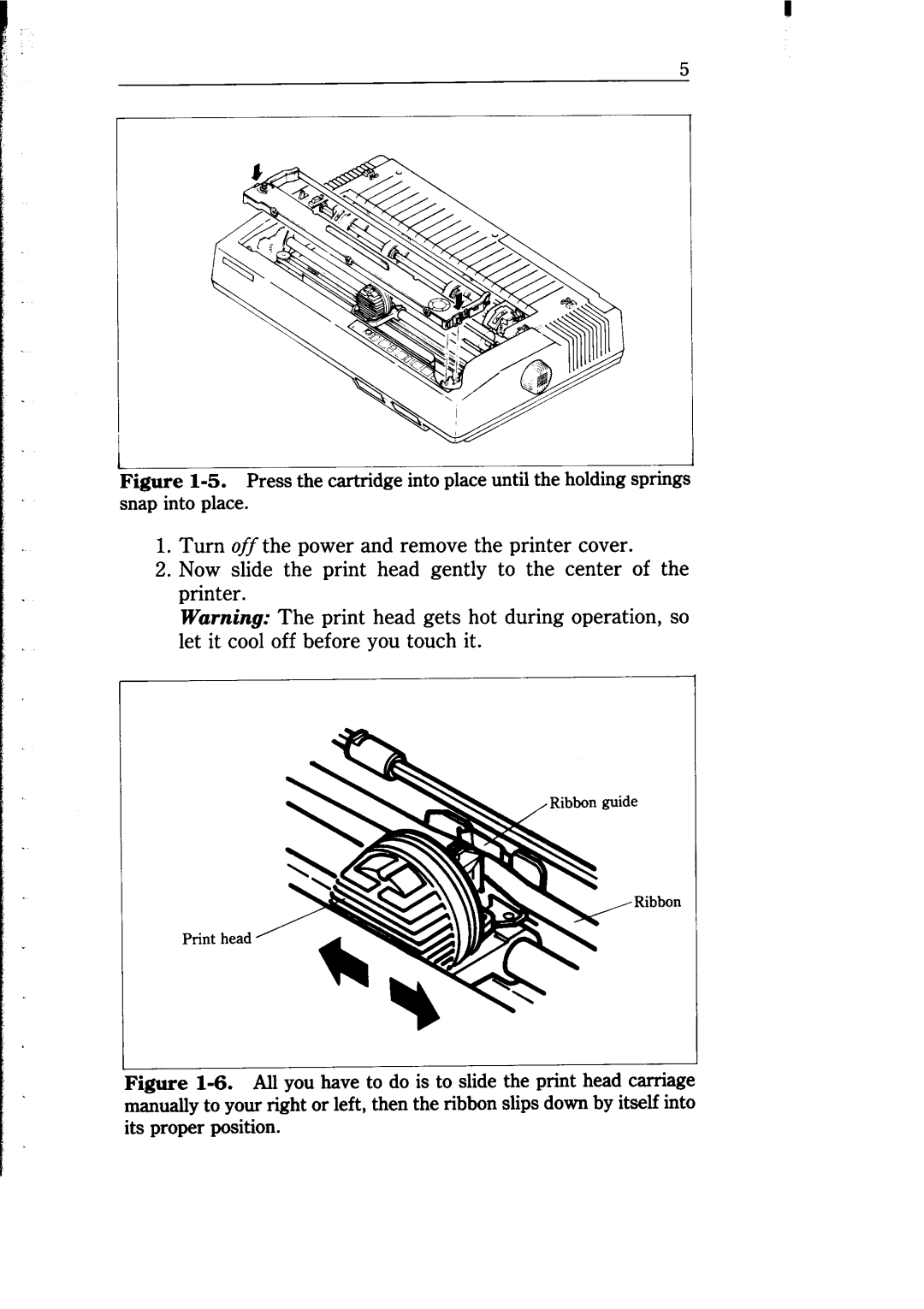 Star Micronics NB-15 user manual Print head 